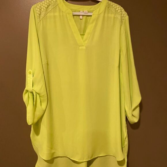 Est 1946 Bright Green Top Blouse Size 14/16 - Picture 2 of 8